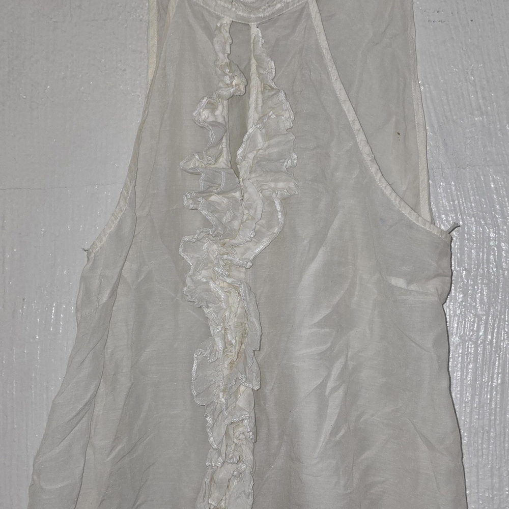 Unit Cream Ruffle Blouse